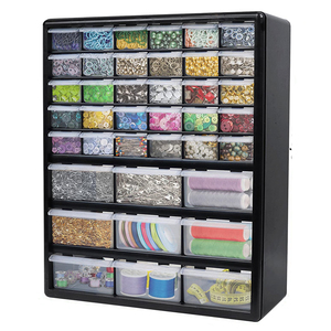 39 drawer plastic parts storage hardware and craft cabinet storage drawer organizer