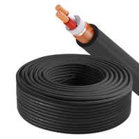 Câble XLR en vrac, bobine de 100 m, cuivre pur OFC, très flexible, blindage spiralé tressé, câble de microphone noir