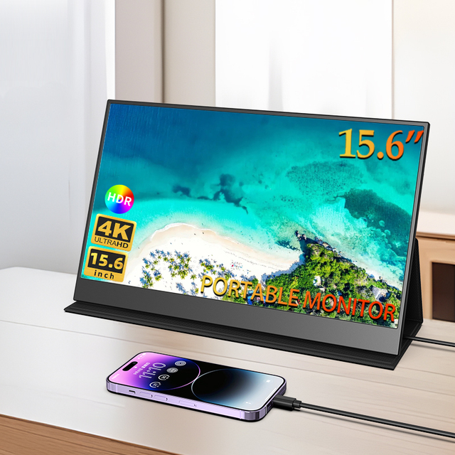 Full HD 1080P FHD Gaming USB-C Portable Monitor Screen Extender for Laptop Mobile Portable Monitor
