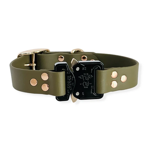 Collier de dressage de chien en PVC de qualité supérieure couleur unie collier de chien en PVC robuste sangle étanche fournitures pour animaux de compagnie - Product Image 1