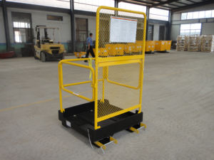 Plataformas de Trabajo para Montacargas con Respaldo Alto, Nueva Jaula de Seguridad Elevada para Montacargas Industriales, Canasta Elevadora Aérea - Product Image 2