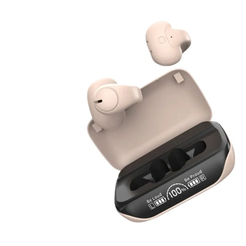 S318 Ows Wireless Earphones Noise Reduction Headphones Mini Sports Touch Led Power Display Earbuds Gaming Headset With Mic
