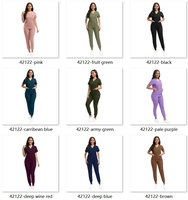42122 Premium Designer Formele Werkpakken Vrouwen Tweed Pakken 2 Delige Set Catwalk Vrouwen Lange Mouw P Eendelig Scrub Jumpsuit