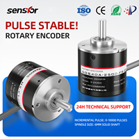 E6B2-CWZ5B Codificador Rotatorio Incremental Fotoeléctrico Magnetoeléctrico de 5000PPR OD, 6MM, DC 5-24V, Salida Trifásica ABZ, Terminal de Soldadura para