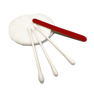 Ensemble d'articles de toilette jetables pour hôtel en gros : tampons de <span class=keywords><strong>coton</strong></span> (2 pièces), bâtonnets de <span class=keywords><strong>coton</strong></span> (3 pièces), lime à ongles (7 cm) - Kit de toilette de luxe - Product Image 2