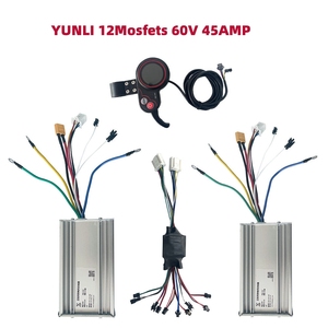 YunLi actualizado 60V 45A E-Scooter controlador para motor Dual 3200W 5600W 6000W Scooter Eléctrico <span class=keywords><strong>Acelerador</strong></span> de pantalla LH-100 - Product Image 6