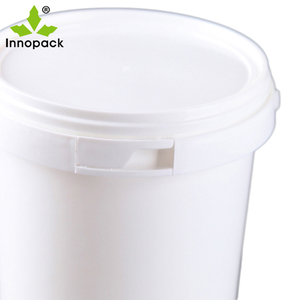 Barils ronds en PP blanc de 5 L de bonne qualité avec poignée, seau à peinture rond en plastique de 5 litres à vendre - Product Image 5