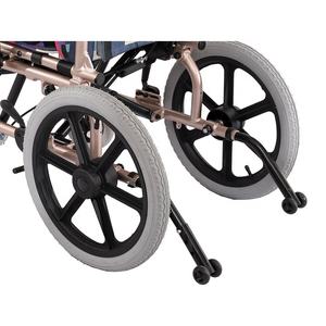 Silla de ruedas para niños CP, silla de ruedas plegable Manual de aluminio para niños y niños con parálisis cerebral, cochecito de bebé para necesidades especiales - Product Image 2