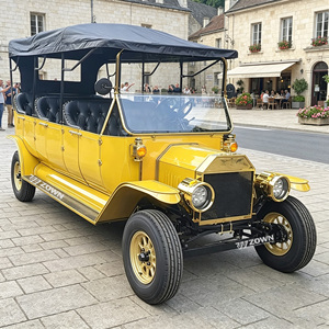 Vehículo Turístico Eléctrico Retro Clásico de Alta Seguridad con Amortiguador para Parques y Resorts - Product Image 1