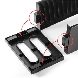 SYYTECH – support de stockage Vertical multi-fonctionnel 18 en 1 pour carte de disque <span class=keywords><strong>CD</strong></span> de jeu pour PS4 Slim Pro <span class=keywords><strong>PlayStation</strong></span> <span class=keywords><strong>4</strong></span> accessoires de jeu - Product Image 4