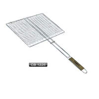 Meilleur retour d'information Grille en fer Ensemble de gaz avec brochettes Bâtons Filet de grillade pour le pain Barbecue Fil Affichage Outils de barbecue de qualité supérieure