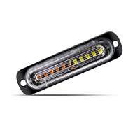 10 LED Superhelle LKW-Seitenleuchte Aluminium-Gitter Blitzlicht Warnleuchte für Autos 12V 24V Neuzustand