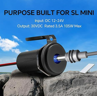 Nouvelle prise d'alimentation CC Starlink Mini 105W version Boost, connecteur de câblage encastré étanche IP67 pour camping-car, bateau, camion, véhicule