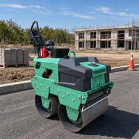 Compacteur routier vibrant diesel à double tambour réversible de qualité supérieure pour le compactage du béton
