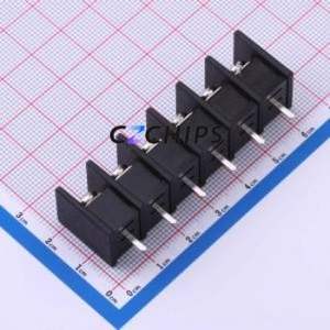 WJ55C-B-10.0-6P Barrier Terminal Block P=10mm Connector - Product Image 2