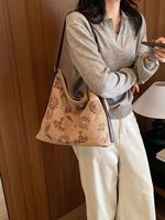 Sac fourre-tout HAOXUAN élégant et simple, couleur unie, vintage, durable, pour femme, avec fermeture éclair, nouveau style 2026, polyvalent, pour l'école, le travail, décontracté