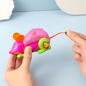 Jouet en plastique pour animaux de compagnie, souris de dessin animé lumineuse à cordes, pour chiens, chats, enfants de 4 à 6 ans, anti-ennui - Product Image 2