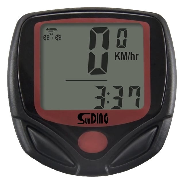 Waterproof Digital Bike Computer with Speedometer Odometer Stopwatch Cycling Speed Meter for Comfort Riding
