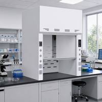 Hotte de laboratoire SCEELAB résistante à la corrosion 1200 mm, hotte de ventilation de laboratoire résistante aux acides, armoire à fumées chimiques de laboratoire