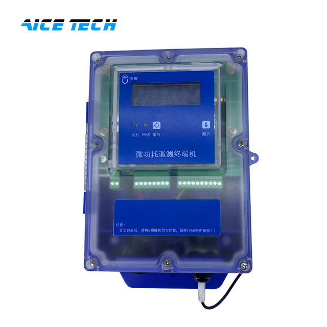 AICE TECH Wireless 4G Telemetry Terminal RTU Module Battery Powered Standalone Remote Monitoring IP68 Cellular Data Logger