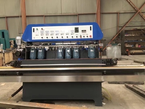 Giá rẻ 7 động cơ thủy tinh Máy vát chế biến thủy tinh Kích thước nhỏ tùy chỉnh máy làm kính - Product Image 2