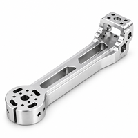 Komponen Lengan Struktural dari Paduan Aluminium yang Diproses CNC HANCHI dengan Pemutaran & Pengolahan Permukaan Khusus