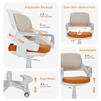 Chaise d'apprentissage multifonctionnelle anti-cyphose de haute qualité pour enfants, mobilier de maison, prix d'usine, chaise d'étude ergonomique pour enfants