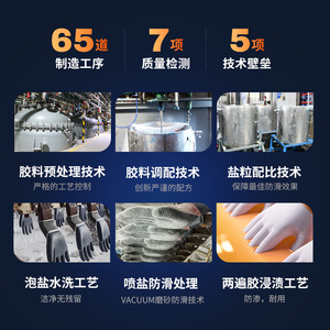 ถุงมือนิรภัยซิงหยู FDZ-001 ถุงมือทำงานแบบมีพื้นผิวไนไตรล์ที่ปลายนิ้ว ทนความเย็น ทนต่อการเสียดสี ขนาด 9/L - Product Image 5