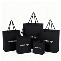 Vente flash - Sacs cadeaux en papier kraft ivoire personnalisés avec logo imprimé à l'écran pour vêtements, chaussures, bijoux, montres