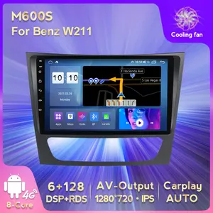 MEKEDE Android 11 8core IPS DSP 2.5D coche reproductor de DVD Multimedia para Benz W211 6 + 128G GPS BT Radio RDS Carplay radio de coche no hay dvd