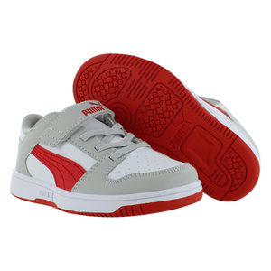 Chaussures pour bébés et tout-petits For Rebound Layup Lo Sl, blanc, rouge, gris clair, matériaux recyclés, style marche - Product Image 4