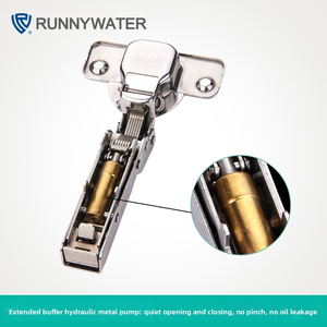 Charnière hydraulique en acier inoxydable Huayu, accessoires de quincaillerie, couverture complète, demi-couverture, sans couverture, amortisseur, <span class=keywords><strong>porte</strong></span> de placard, <span class=keywords><strong>avion</strong></span> H - Product Image 2