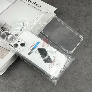 Ot-funda de teléfono transparente 2 en 1 para iPhone, carcasa protectora para teléfono móvil iPhone 11 12