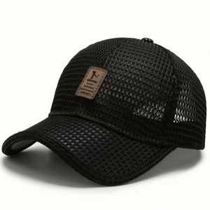 Wholesale Summer <b>Sunscreen</b> Baseball Cap New Breathable Mesh Outdoor Travel Mesh Sun Hat Baseball Cap for Men - Product Image 3
