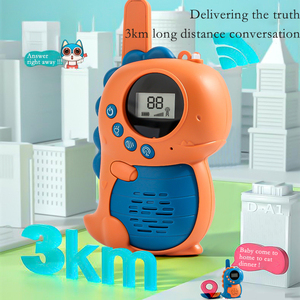 Talkies-walkies interactifs parent-enfant Jouet talkies-walkies dinosaures longue distance intérieur/extérieur avec écran LED pour enfants - Product Image 3