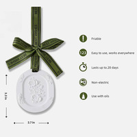 Nouveau Coffret Cadeau Créatif : Ornement en Gypse, Diffuseur Suspendu pour Armoire, Diffuseur d'Arômes en Pierre, Diffuseur à Bâtonnets d'Aromathérapie