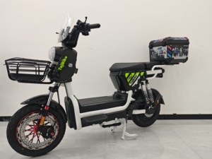 Bicyclette électrique haute puissance 60V (équipée d'un moteur de moyeu arrière monté sur le siège de bébé alimenté par une batterie au plomb électronique intelligente) - Product Image 3