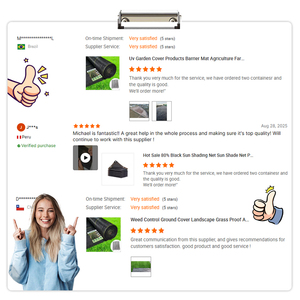 ساحة الدفيئة التجارية حديقة حاجز القماش ، سجادة البستنة لحواجز الأعشاب الضارة المناظر الطبيعية النسيج مخصص Cutt - Product Image 6