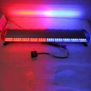 Biaochi 47 Inch 120Cm 88W <span class=keywords><strong>LED</strong></span> Nhấp Nháy Ánh Sáng Thanh Màu Đỏ Màu Xanh Nhấp Nháy Cho Xe Tải Xe Trên Mái Nhà 12V 24V Khẩn Cấp Sạc Ecosport - Product Image 2