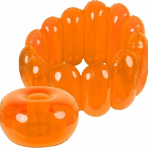 PVC Inflatable <b>Chair</b> 75*56 CM <b>Orange</b> Red Yellow Green Colors Sofa Seat Furniture for Home Yard Party Camping - Product Image 4