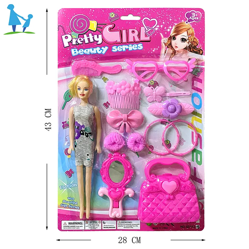 Princess Dress Up Kosmetik Rollenspiel Plastik mädchen Rollenspiel Spielzeug Make-up Set für Kinder
