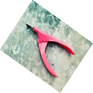 ASAP Customizable Baby <b>Pink</b> Artificial Nail Cutter Manicure Pedicure Clipper Stainless Steel Professional Wide Jaw Opening - Product Image 4