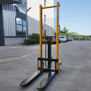 1 Ton 2 Ton 3 Ton Forklift tangan <span class=keywords><strong>Stacker</strong></span> Empilhador <span class=keywords><strong>Manual</strong></span> Empilhadeira <span class=keywords><strong>Manual</strong></span> Empilhadeira hidraulik 2204-4408 Lbs 10 kaki tinggi - Product Image 3