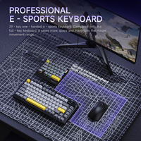 Ajazz AK029 One-Handed Mechanical Gaming Keyboard 29-KEY Magnetic Switch Wired Ultra-Portable for Laptop or Desktop