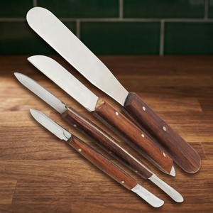 Juego de Espátulas y Cuchillos para Cera Grayrocks de Acero Inoxidable, Plástico y Madera, Manuales, con Certificación CE, Garantía de por Vida, la Mejor Calidad - Product Image 2