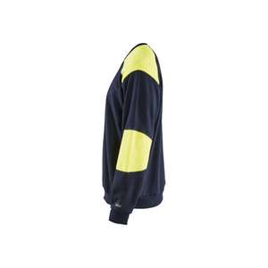 BLAKLADER - 345817628933XL Sudadera resistente a las llamas Azul marino/Amarillo-EAN 7330509726358 ROPA DE TRABAJO RESISTENTE A LAS LLAMAS - Product Image 5