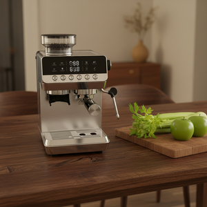 Équipement à <span class=keywords><strong>café</strong></span> avec double filtre, poignée en aluminium, contrôle intelligent de la température, protection contre la surchauffe et la surpression - Product Image 4