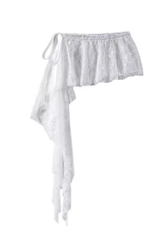 465 cache-cul en dentelle blanche