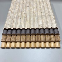 Panneau mural flexible en MDF plaqué chêne blanc massif à prix avantageux, panneau mural 3D cannelé en MDF, panneau mural cannelé en MDF pour la décoration intérieure