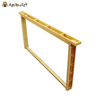 Langstroth Fütterung Rillen Top Bar Kunststoff Tiefen Honig Foundationless Bee Hive Rahmen Bienenzucht Ausrüstung Beehive Liefert